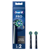 Braun Oral-B Cross Action Pro, 2 vnt., juodi - Dantų šepetėlių antgaliai Prekė - EB50-2/NEW