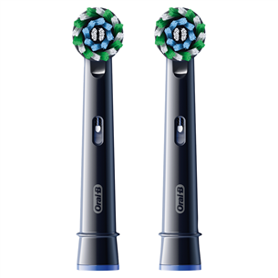 Braun Oral-B Cross Action Pro, 2 vnt., juodi - Dantų šepetėlių antgaliai Prekė - EB50-2/NEW