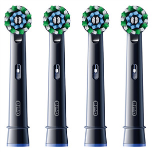Braun Oral-B Cross Action Pro, 4 vnt., juodi - Dantų šepetėlių antgaliai Prekė - EB50-4B/NEW