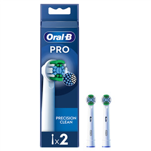 Braun Oral-B Precision Clean Pro, 2 vnt., balti - Dantų šepetėlių antgaliai Prekė - EB20-2/NEW EB20-2/NEW