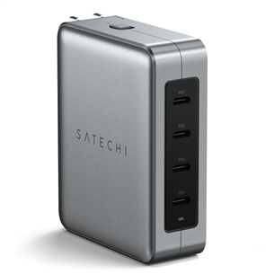 Satechi Travel Charger, 145 W, USB-C, pilkas - Adapteris Prekė - ST-W145GTM ST-W145GTM