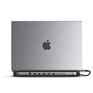 Satechi Dual Dock Stand, USB-C, 75 W, pilkas - Šakotuvas Prekė - ST-DDSM
