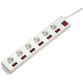 Hama Power Strip, 6-way, 1.4 m, baltas - Ilgiklis Prekė - 00137239