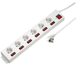 Hama Power Strip, 6 lizdai, 1,4 m, baltas - Ilgiklis