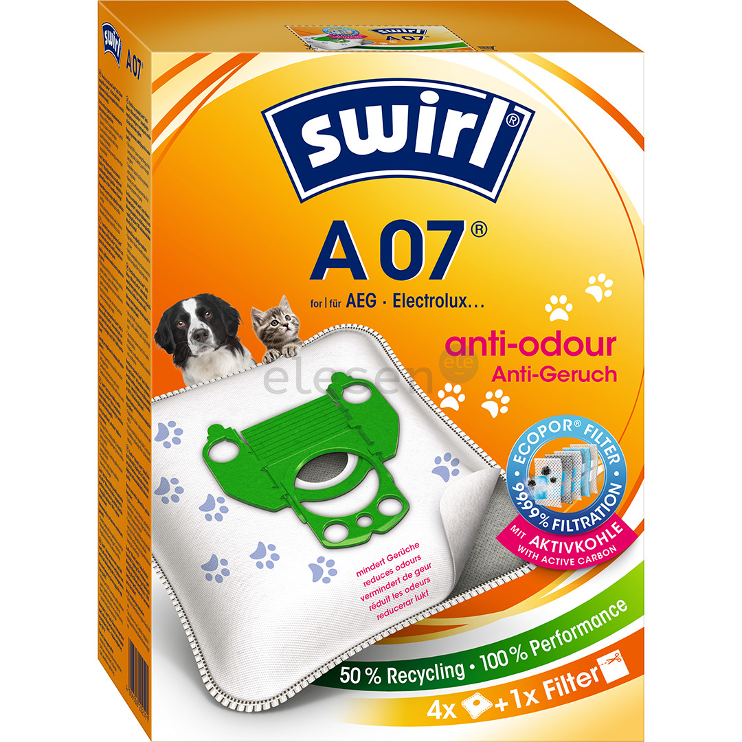 Swirl, 4 pieces - Dust bags