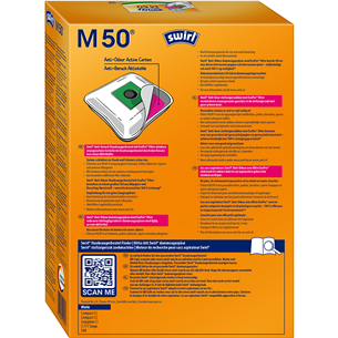 Dulkių siurblių maišeliai Swirl M 50, 4vnt Prekė - M50