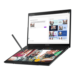 ASUS Zenbook DUO, 2x 14'', 3K, OLED, touch, 120 Hz, Ultra 9, 32 GB, 1 TB, W11P, ENG, inkwell gray - Nešiojamas kompiuteris