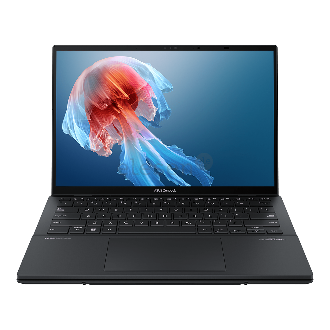 ASUS Zenbook DUO, 2x 14'', 3K, OLED, touch, 120 Hz, Ultra 9, 32 GB, 1 TB, W11P, ENG, inkwell gray - Nešiojamas kompiuteris