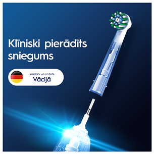 Braun Oral-B Cross Action Pro, 2 vnt., balti - Dantų šepetėlių antgaliai Prekė - EB50-2W/NEW