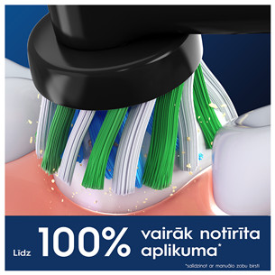 Braun Oral-B Cross Action Pro, 4 vnt., juodi - Dantų šepetėlių antgaliai Prekė - EB50-4B/NEW