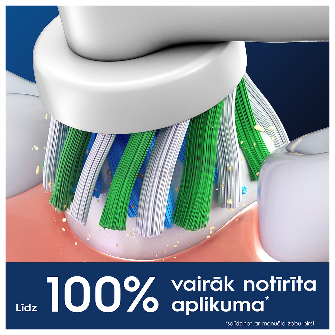 Braun Oral-B Cross Action Pro, 6 pcs, white - Spare brushes Item - EB50-6