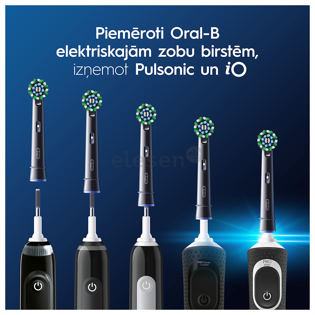 Braun Oral-B Cross Action Pro, 2 pcs, black - Spare brushes Item - EB50-2/NEW