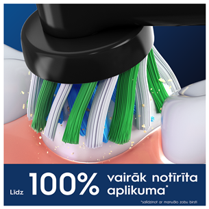 Braun Oral-B Cross Action Pro, 2 vnt., juodi - Dantų šepetėlių antgaliai Prekė - EB50-2/NEW