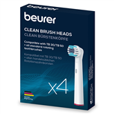 Beurer Clean, 4 vnt., balti - Dantų šepetėlių antgaliai Prekė - 10156