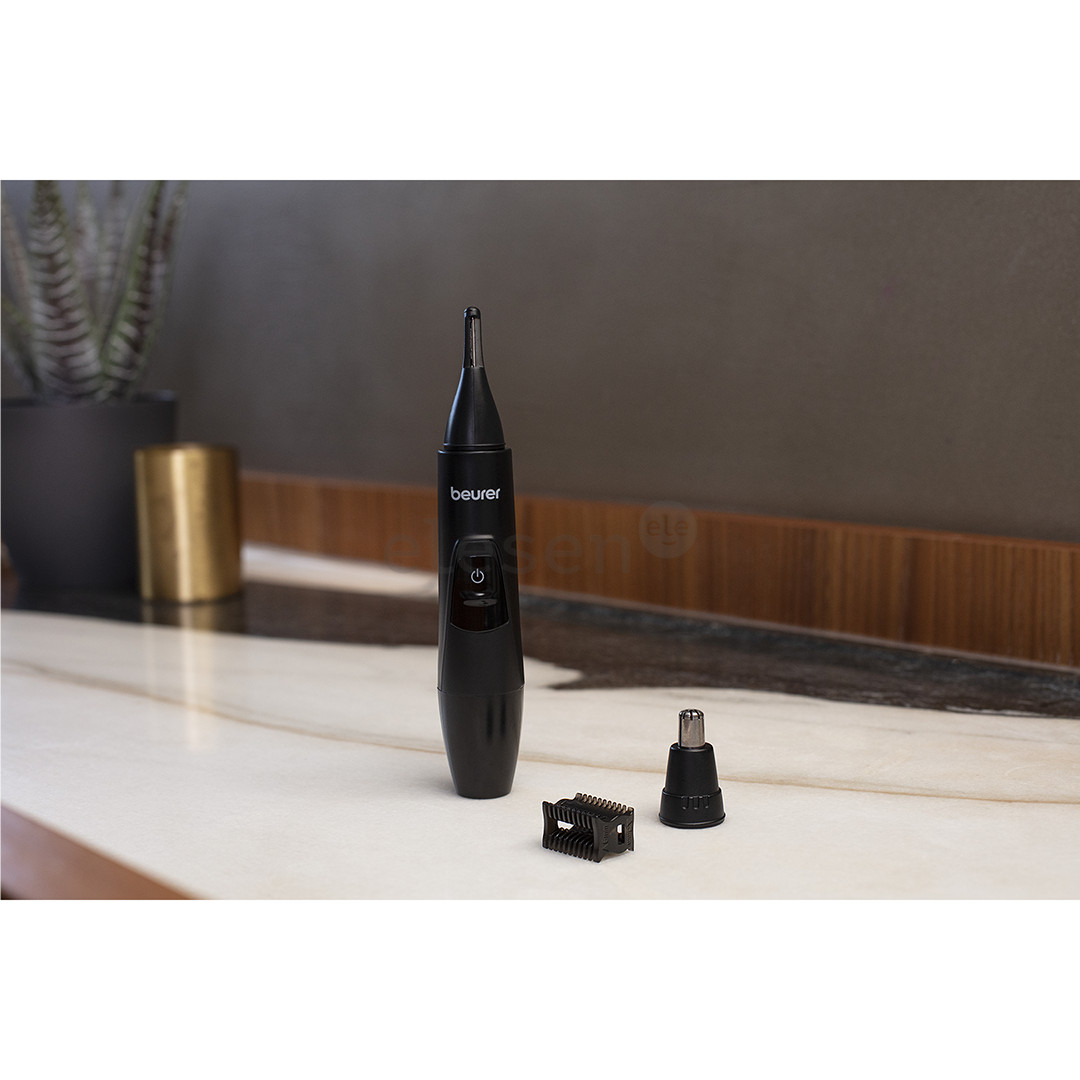 Beurer, juoda - Nosies, ausų ir antakių plaukų kirpimo mašinėlė