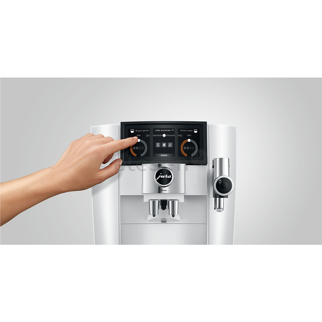 Espresso machine JURA J8 Twin Diamond White Item - 15594