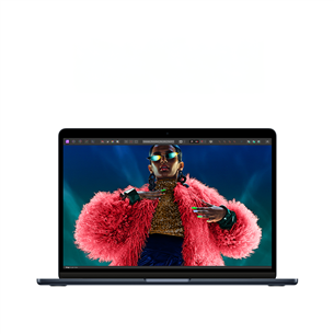 Apple MacBook Air 13'' (2024), M3 8C/8C, 8 GB, 256 GB, ENG, midnight - Notebook Item - MRXV3ZE/A