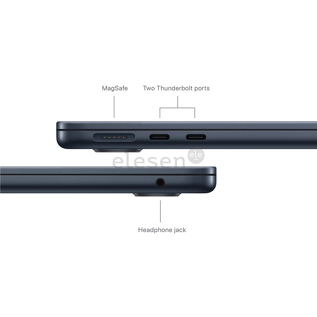 Apple MacBook Air 13'' (2024), M3 8C/8C, 8 GB, 256 GB, ENG, midnight - Notebook Item - MRXV3ZE/A