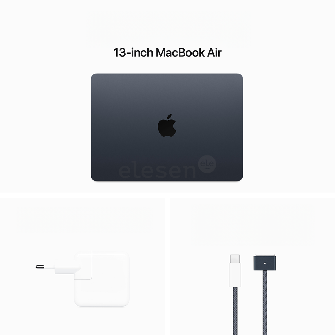 Apple MacBook Air 13'' (2024), M3 8C/8C, 8 GB, 256 GB, ENG, midnight - Notebook Item - MRXV3ZE/A