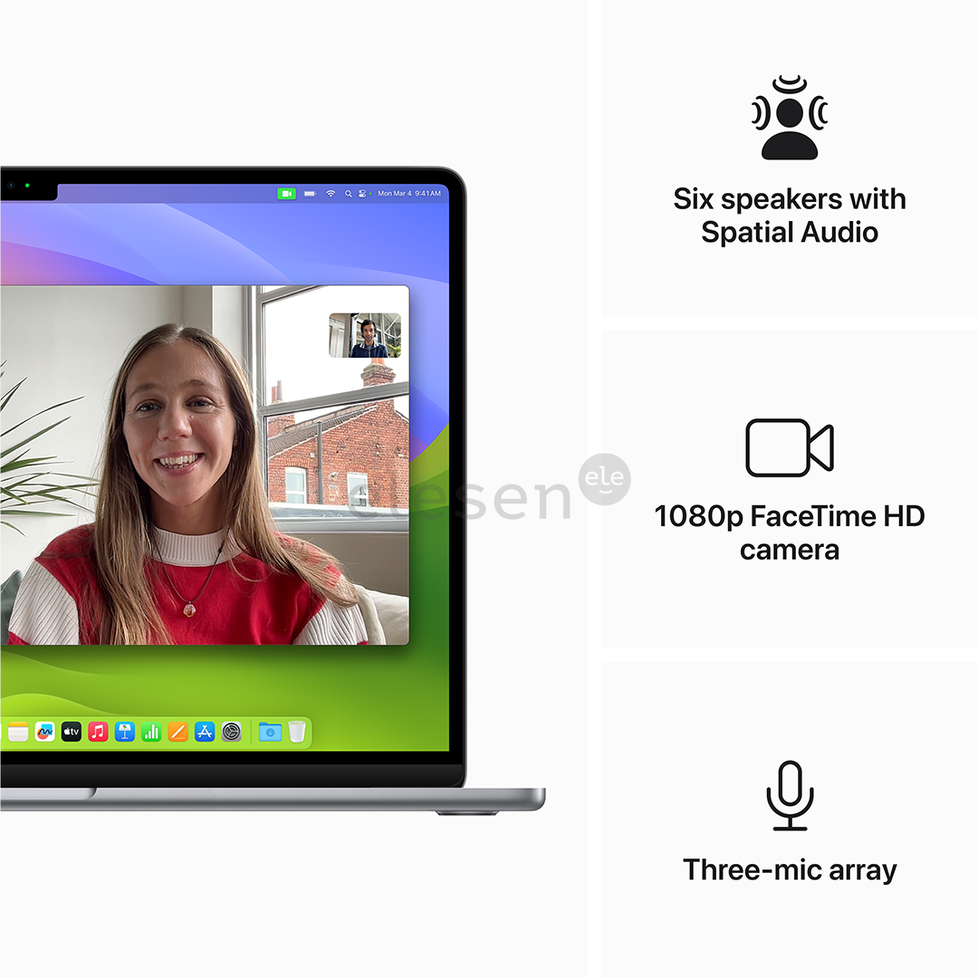 Apple MacBook Air 15'' (2024), M3 8C/10C, 16 GB, 512 GB, RUS, space gray - Notebook