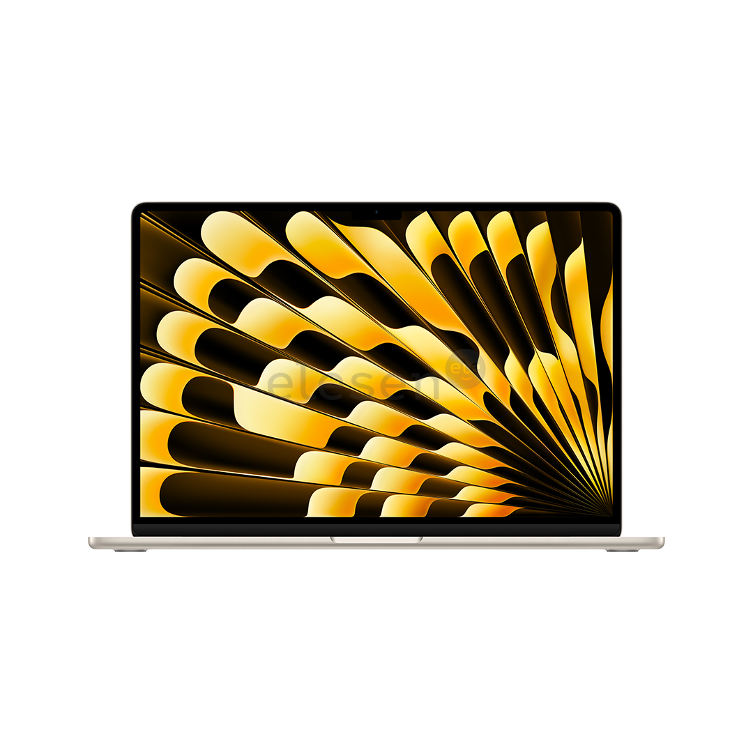Apple MacBook Air 15'' (2024), M3 8C/10C, 16 GB, 512 GB, ENG, starlight - Notebook Item - MXD33ZE/A
