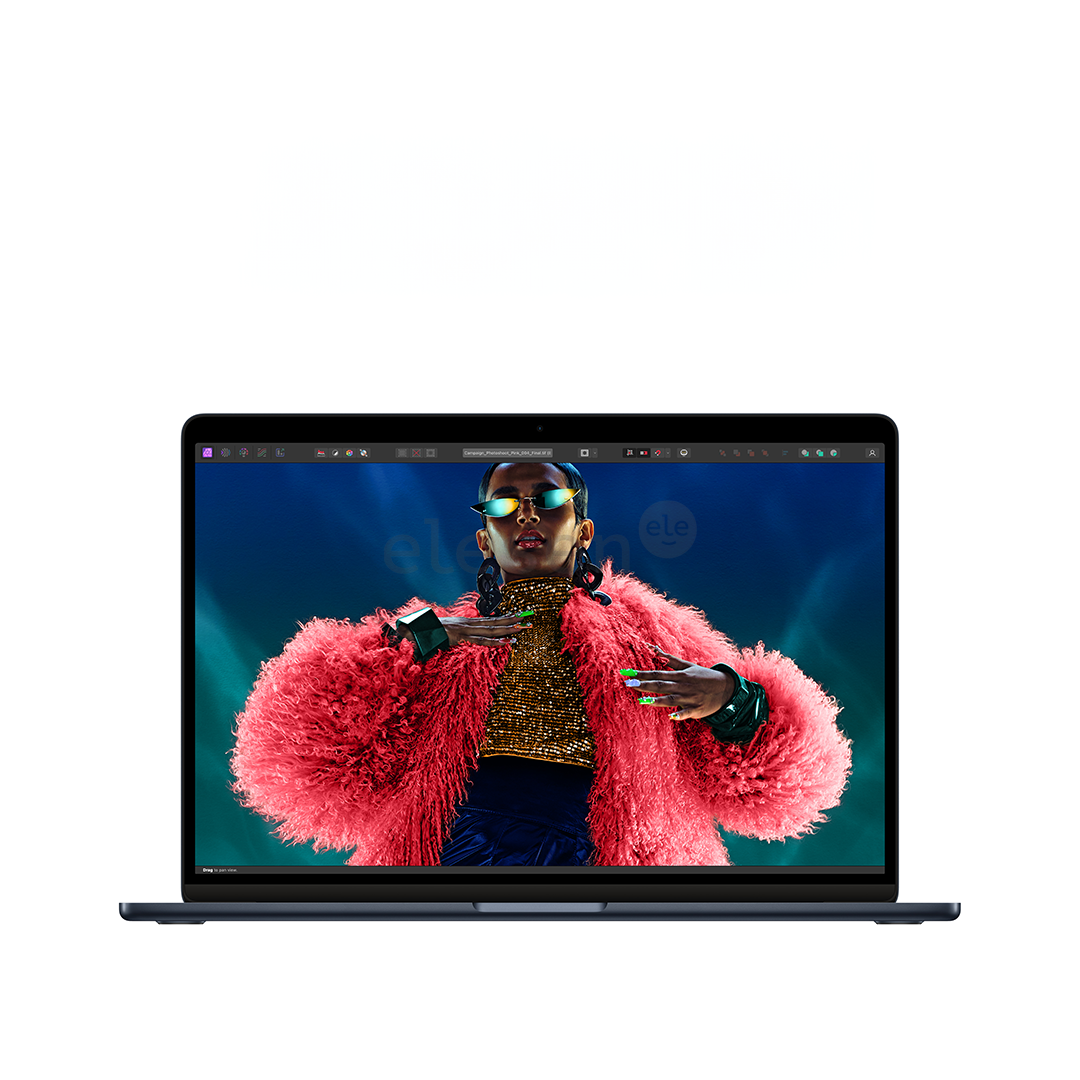 Nešiojamas kompiuteris Apple MacBook Air 15'' (2024), M3 8C/10C, 16 GB, 512 GB, ENG, midnight Prekė - MXD43ZE/A