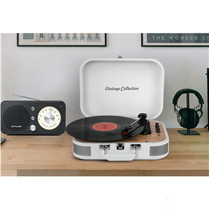 Muse MT-201WW, Bluetooth, USB, белый - Портативный граммофон
