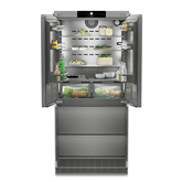 Liebherr, BioFresh NoFrost, 523 L, 203 cm, stainless steel - SBS-Refrigerator Item - ECBNE8872
