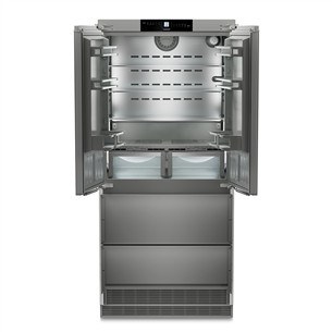 Liebherr, BioFresh NoFrost, 523 L, 203 cm, stainless steel - SBS-Refrigerator Item - ECBNE8872