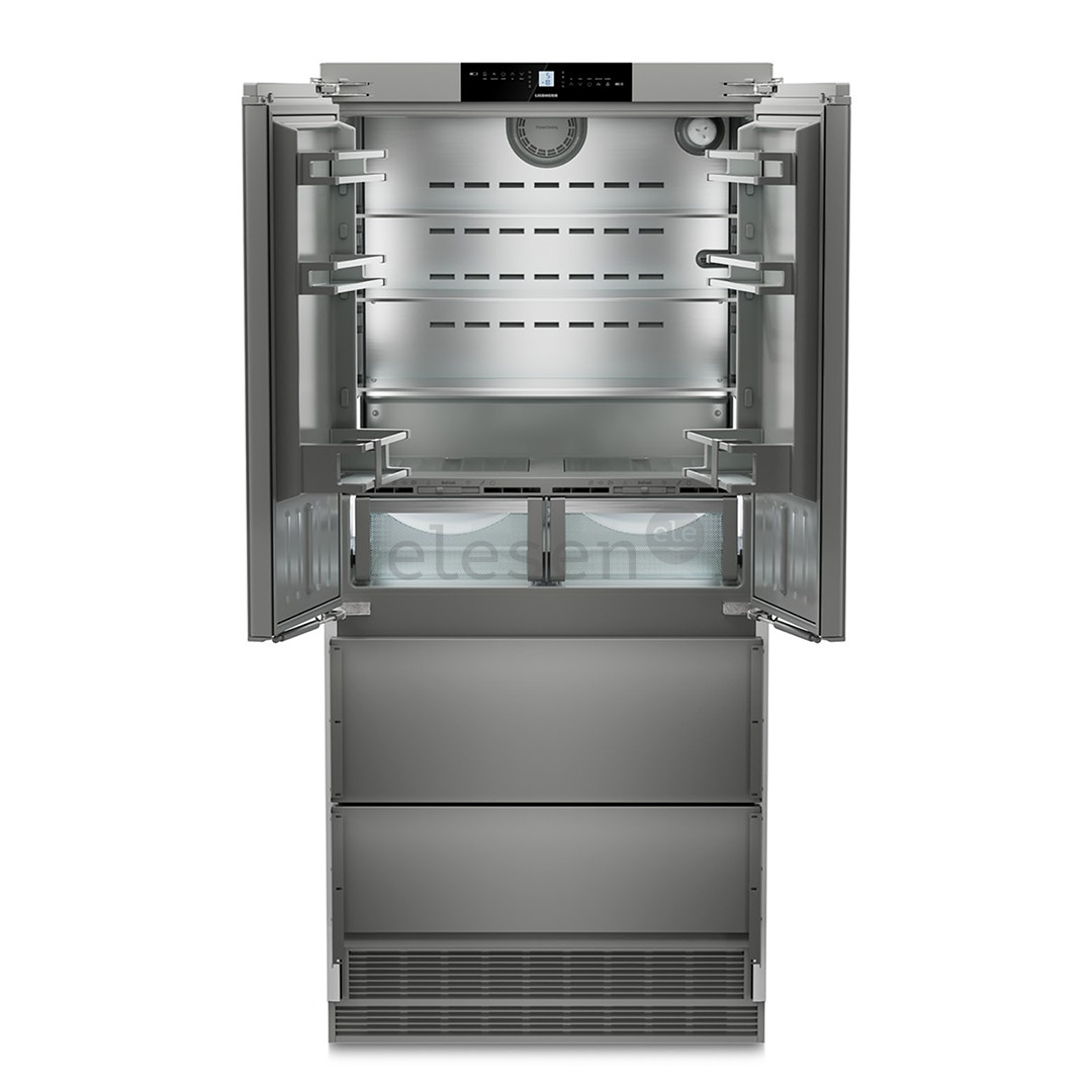 Liebherr, BioFresh NoFrost, 523 L, 203 cm, stainless steel - SBS-Refrigerator Item - ECBNE8872