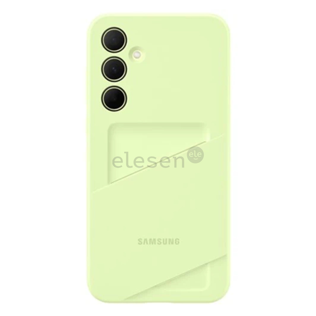 Samsung Card Slot Case, Galaxy A35, geltonas - Dėklas
