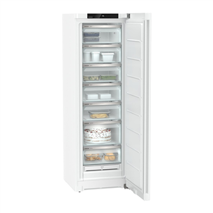 Liebherr Pure NoFrost, 278 L, aukštis 186 cm, baltas - Šaldiklis Prekė - FNE5207-22
