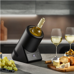 Caso, black - Wine bottle cooler Item - 00615