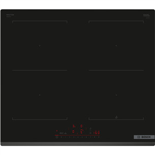 Bosch, Series 6, frameless, black - Built-in induction hob PVQ631HC1E