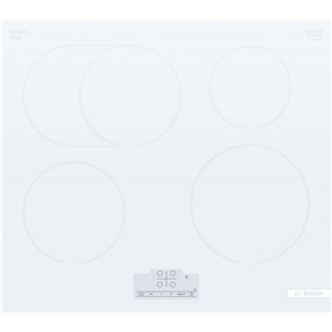 Bosch, Series 6, frameless, white - Built-in induction hob PIF612BB1E