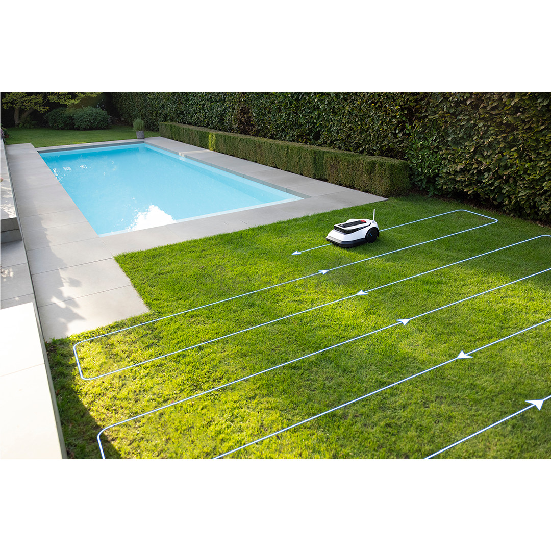 Ecovacs Goat G1-2000, juodas/baltas - Vejos robotas