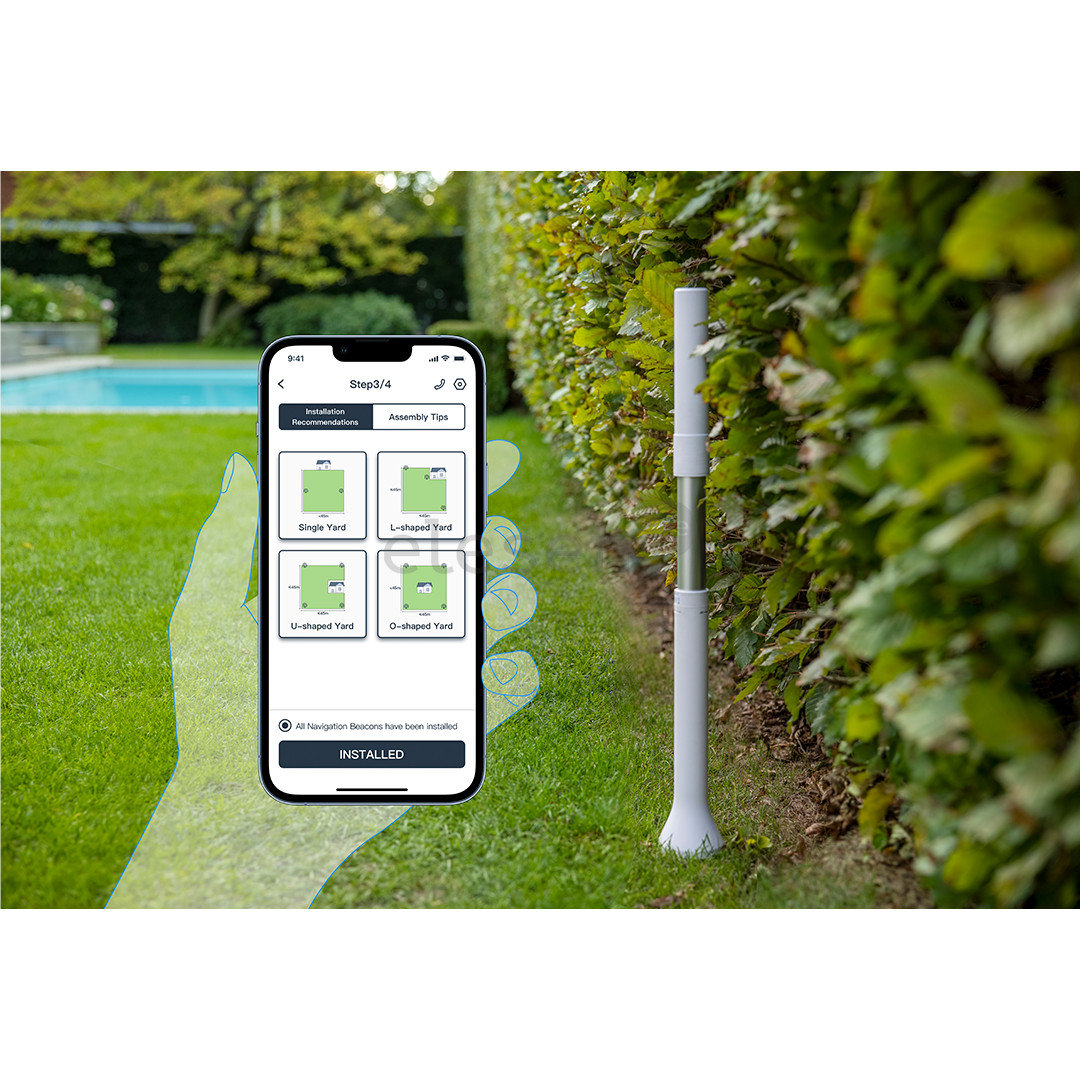 Ecovacs Goat G1-2000, juodas/baltas - Vejos robotas