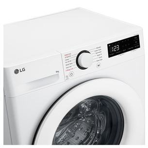 LG 9 kg, gylis 47,5 cm, 1200 aps./min. - Skalbimo mašina