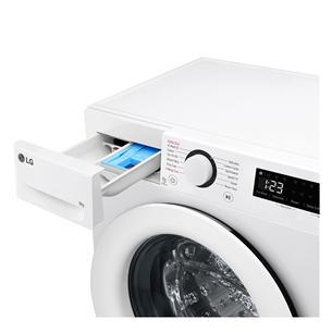 LG 9 kg, gylis 47,5 cm, 1200 aps./min. - Skalbimo mašina