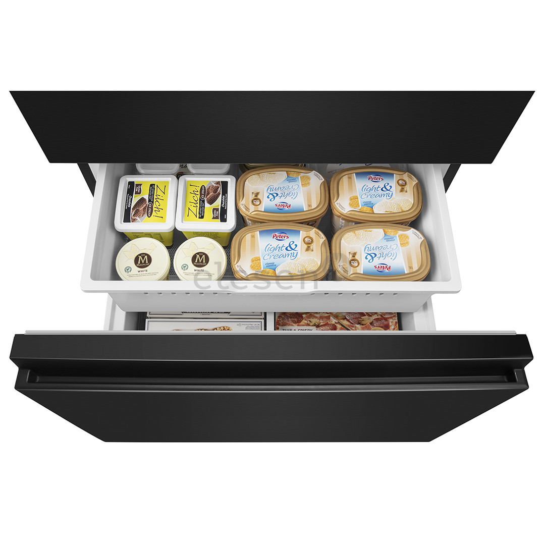 Hisense, NoFrost, 480 L, aukštis 182 cm, juodas - Šaldytuvas