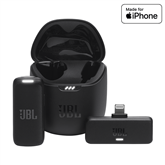JBL Quantum Stream Wireless Lightning, juodas - Belaidis mikrofonas Prekė - JBLSTRMWLLGHTBLK