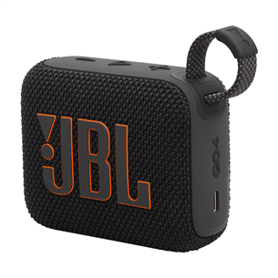 JBL GO 4, black - Portable wireless speaker Item - JBLGO4BLK JBLGO4BLK