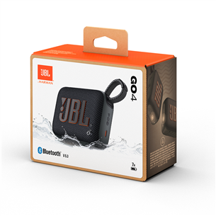 JBL GO 4, juoda - Belaidė kolonėlė Prekė - JBLGO4BLK