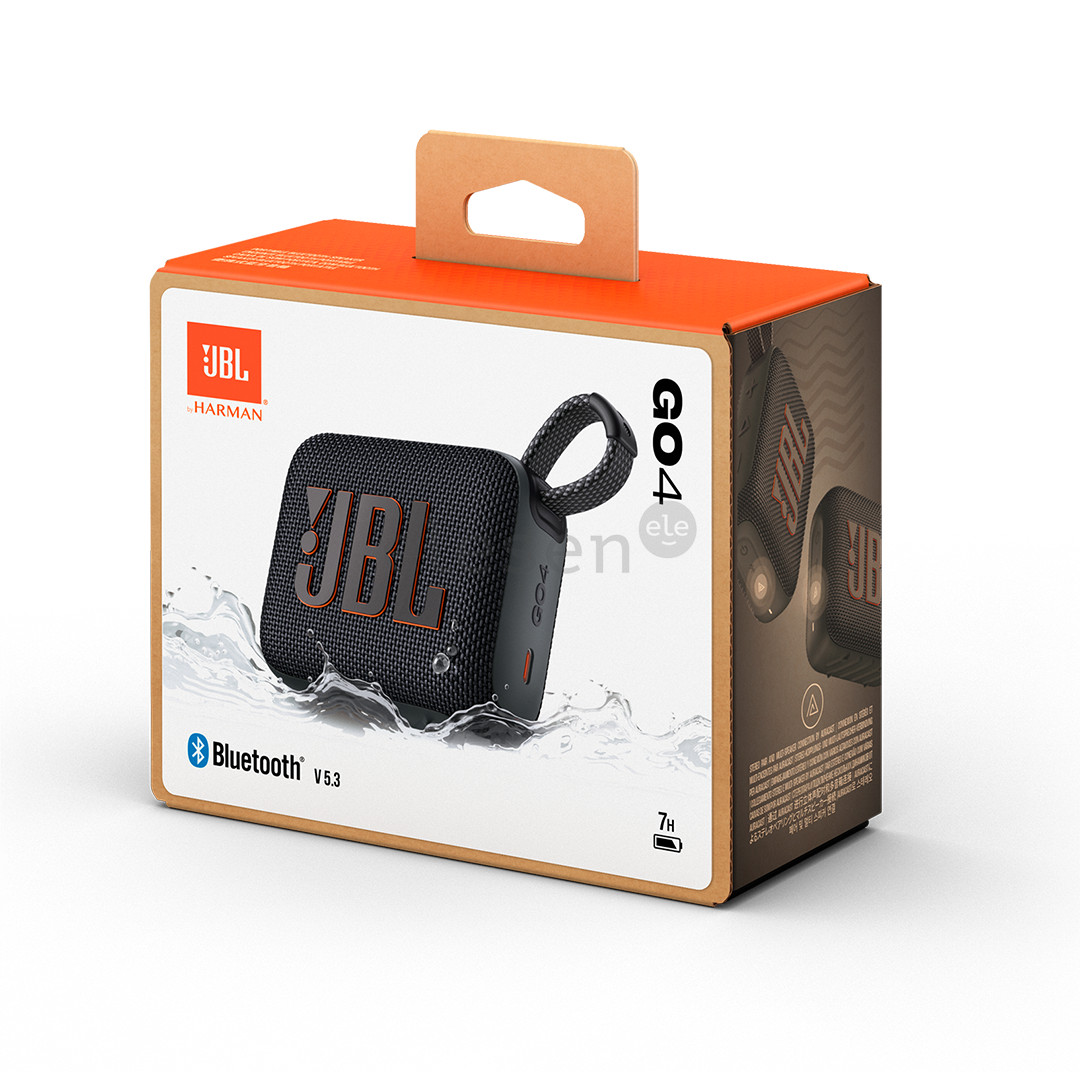 JBL GO 4, black - Portable wireless speaker Item - JBLGO4BLK