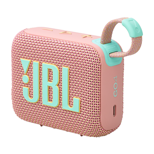 JBL GO 4, pink - Portable wireless speaker Item - JBLGO4PINK JBLGO4PINK
