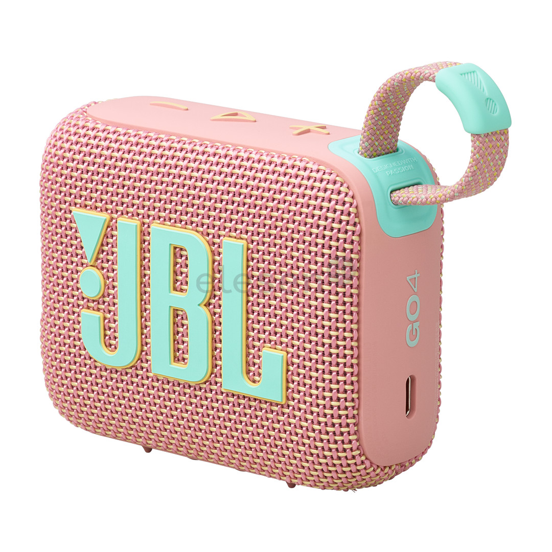 JBL GO 4, розовый - Портативная беспроводная колонка
