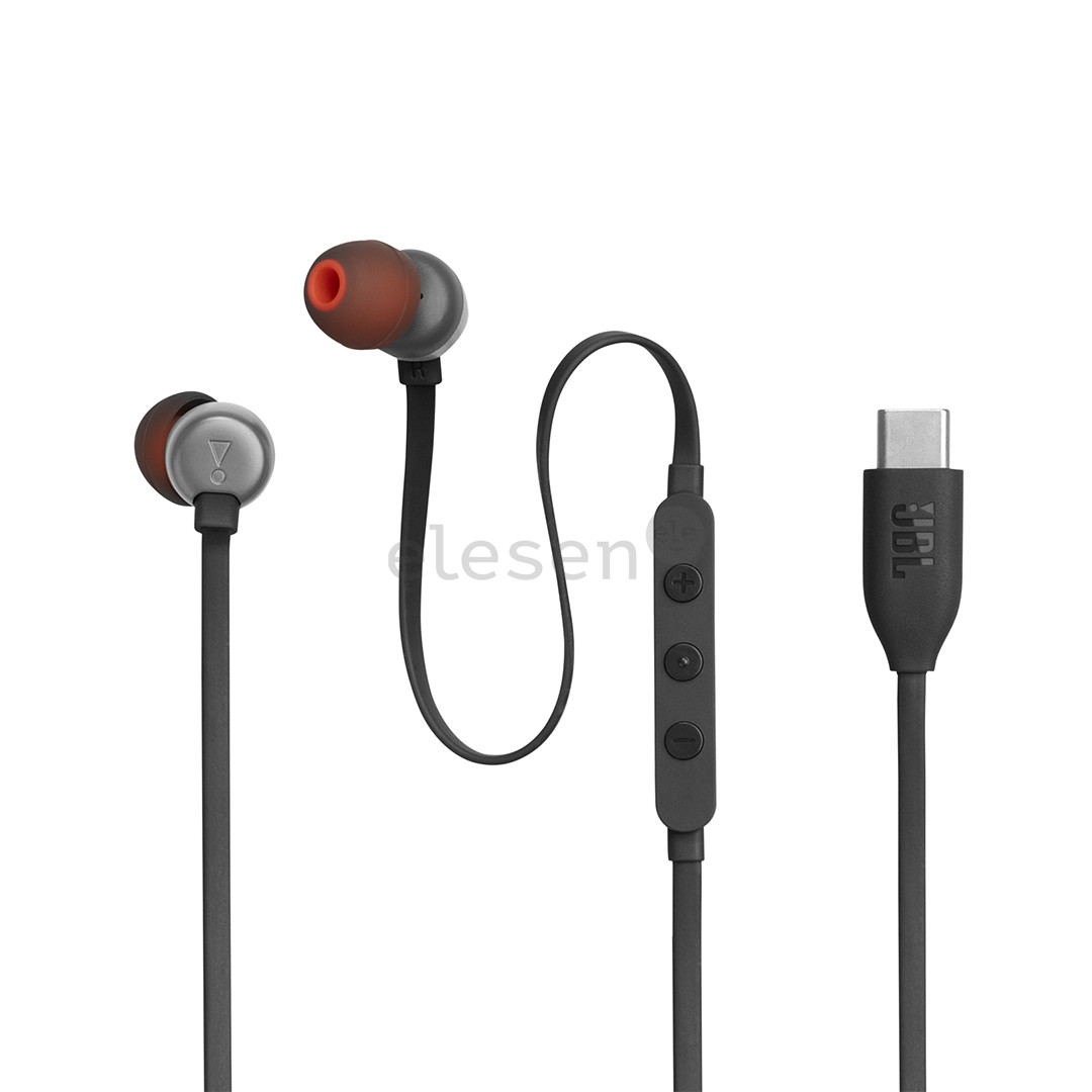 JBL Tune 310C USB-C, внутриканальные, черный - Проводные наушники