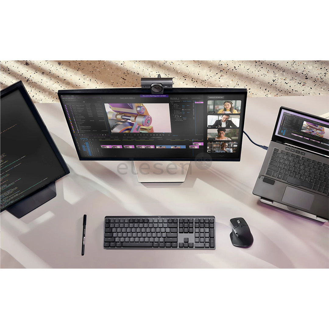 Logitech MX Brio, 4K, USB-C, juoda - Web kamera Prekė - 960-001559