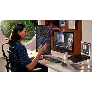 Logitech MX Brio, 4K, USB-C, juoda - Web kamera Prekė - 960-001559