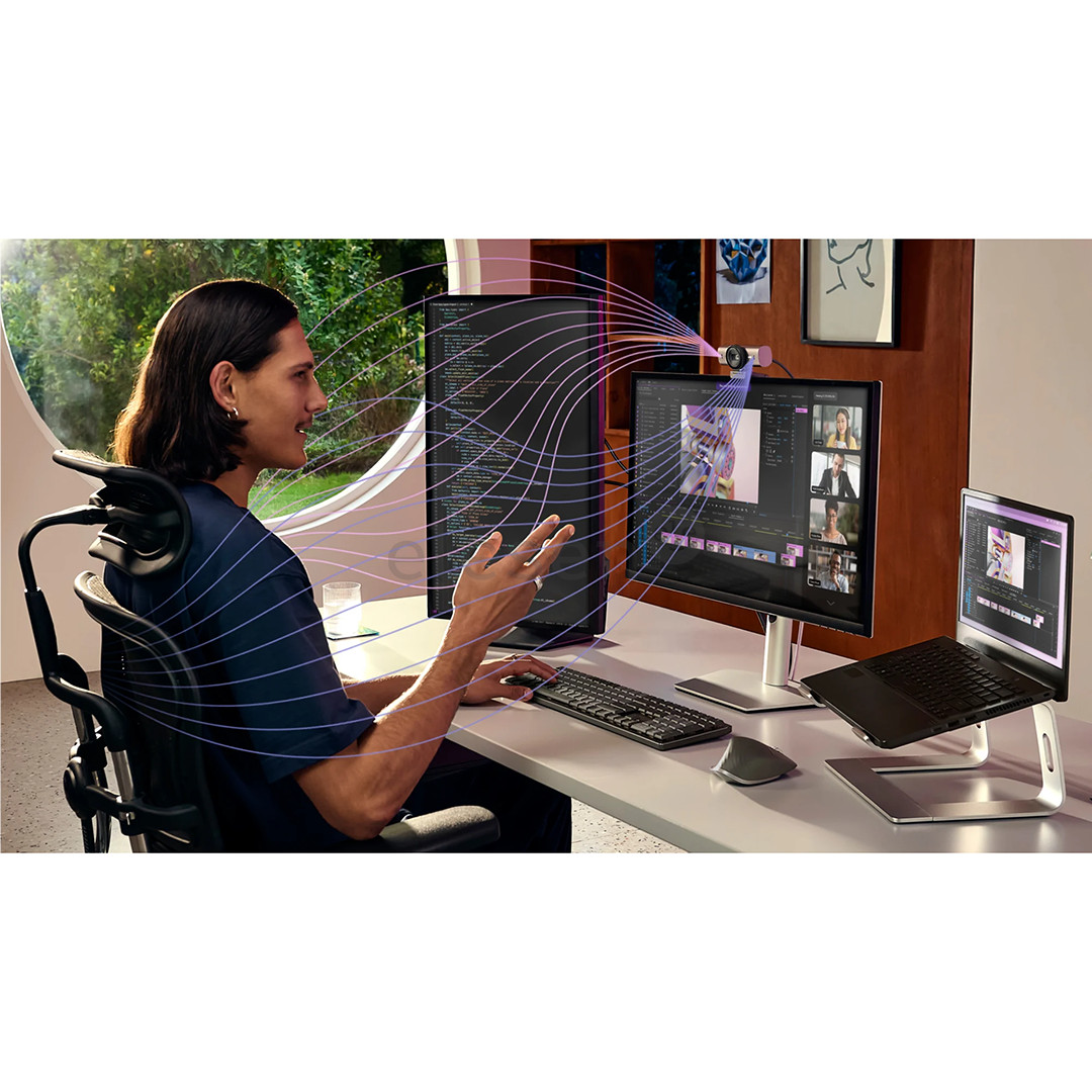 Logitech MX Brio, 4K, USB-C, juoda - Web kamera Prekė - 960-001559